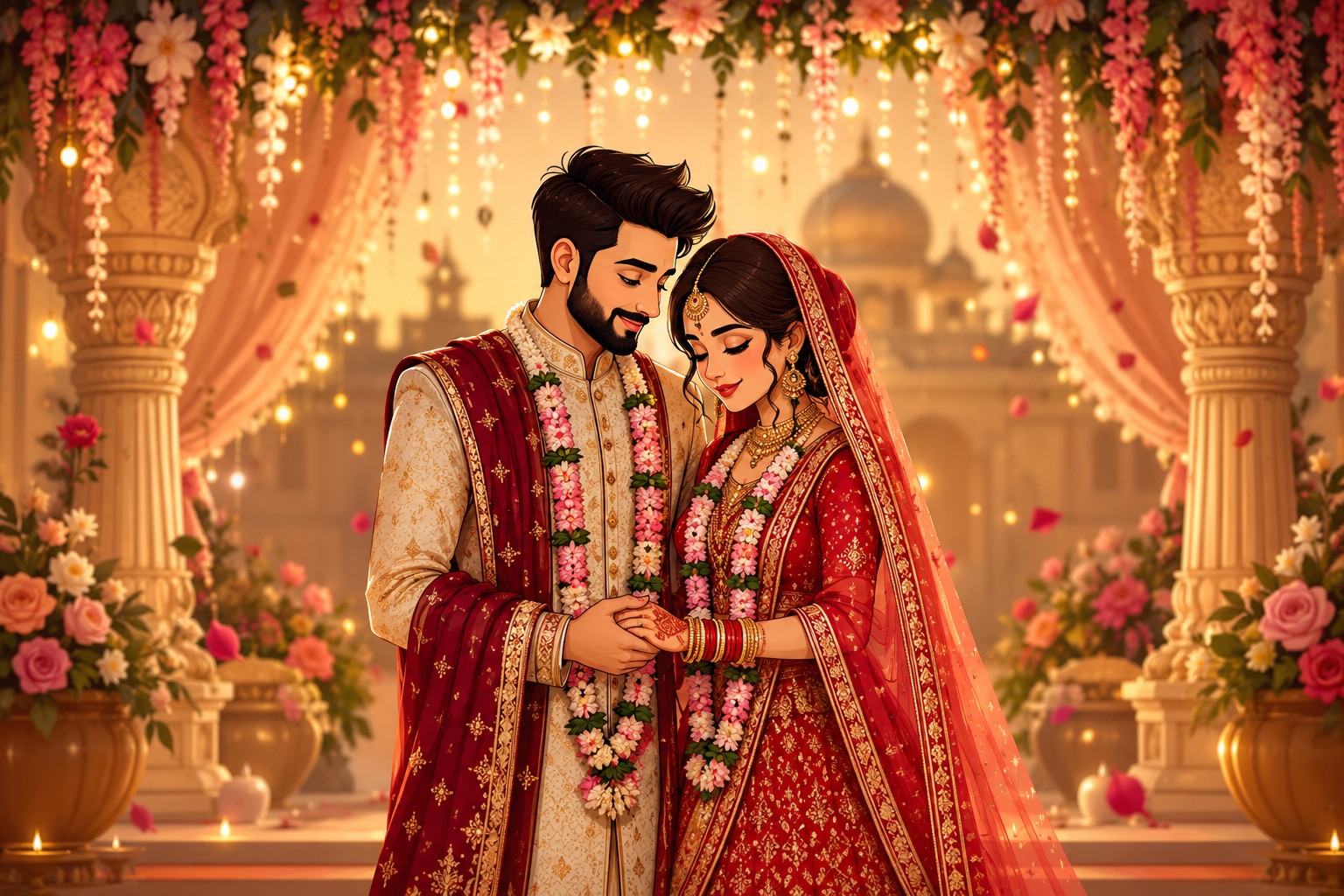 Digital wedding invitation designed by LINCON FILMS AND INFOWAY